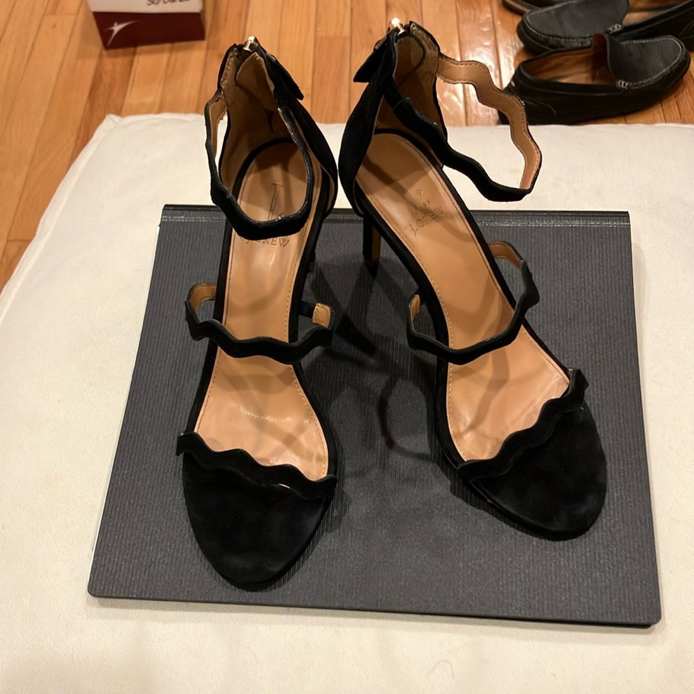 J Crew Elegant Black Women's Heels size 9